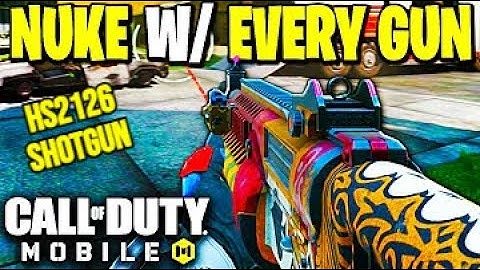 NUKE with EVERY GUN in COD MOBILE (HS2126) SHOTGUN
