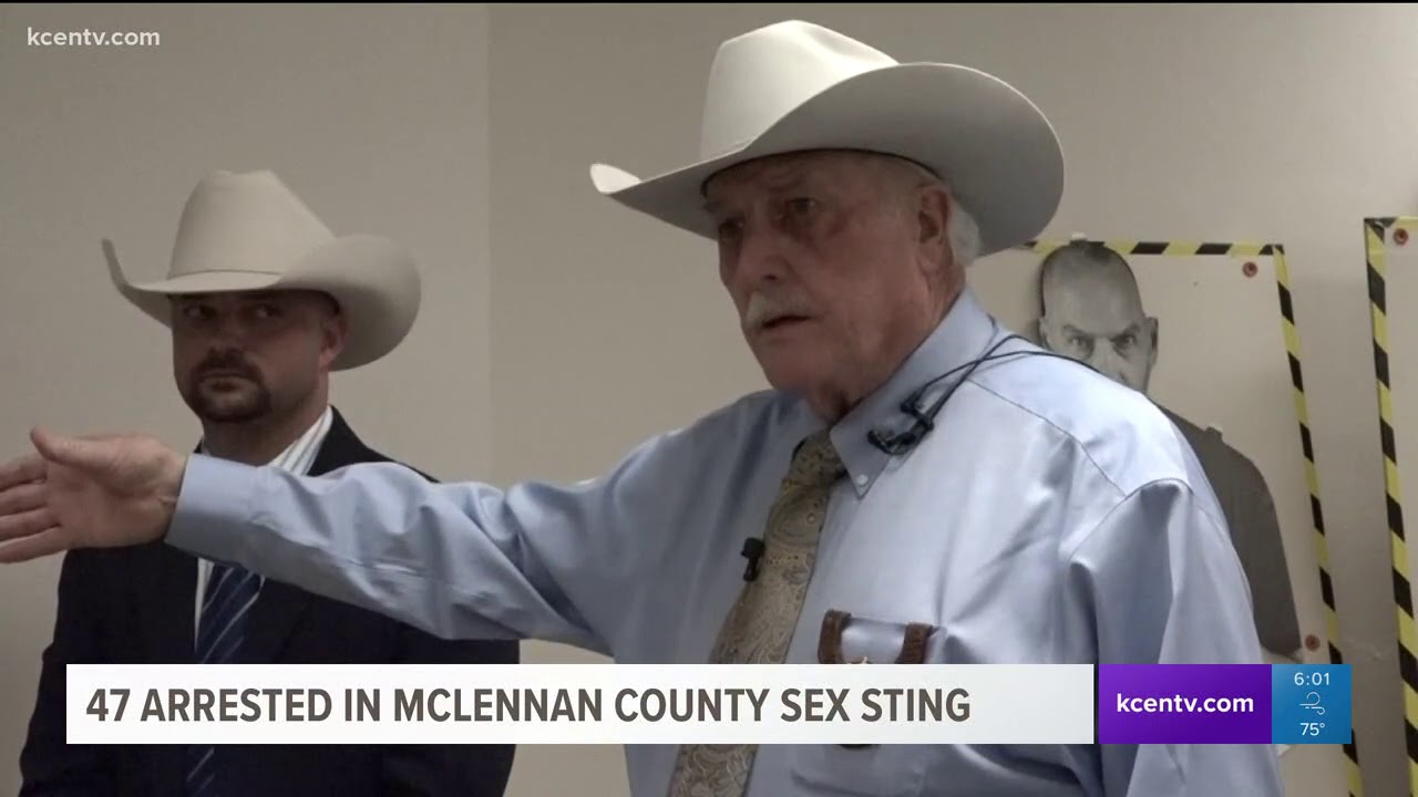 47 arrested in McLennan County sex sting - YouTube