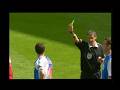Barry Ferguson is shown two yellows but NO red card [2004]