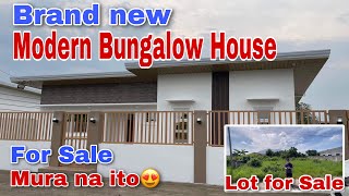 Brand new Modern Bungalow house for sale at Bakanteng lot meron din clean title pa