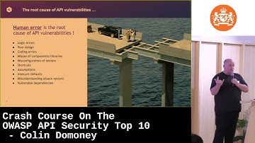 Crash Course On The OWASP API Security Top 10 by Colin Domoney