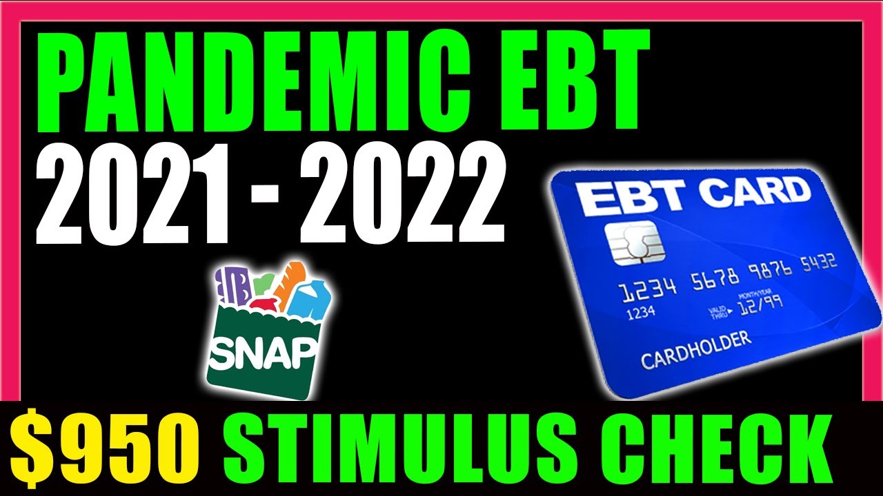 PANDEMIC EBT December Max Allotments + Payout Dates, 950 Stimulus