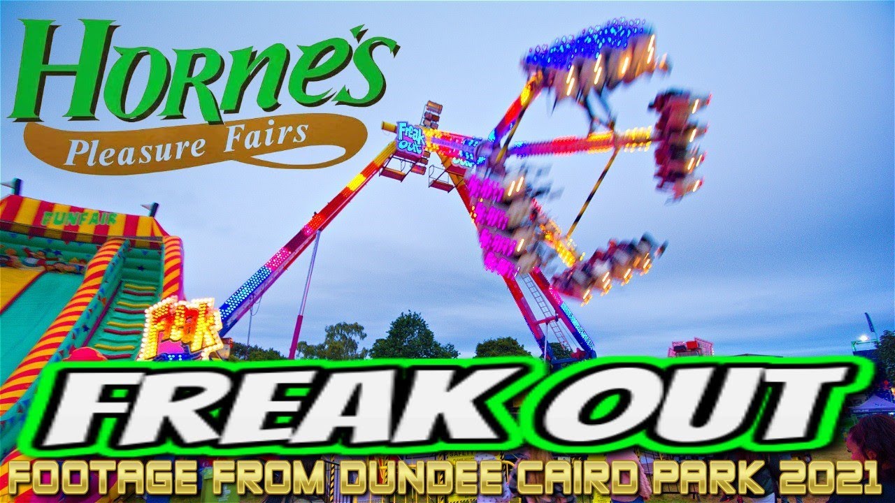 Hornes Pleasure Fairs Kmg Freak Out Dundee 16921 On Ride Youtube