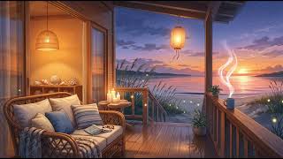 Beachy Lofi Dusk (Anime) 🌊✨ Chill Evening Beats For Relaxing & Unwinding