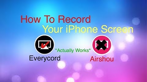 How To Record Your iPhone/iPad/iPod Screen (NO COMPUTER)