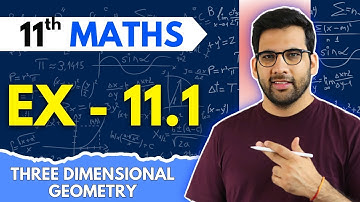 Class - 11, Ex - 11.1 Q1, Q2, Q3, Q4 Three Dimensional Geometry Maths || CBSE NCERT || @GREENBoard
