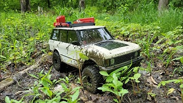 Carisma SCA1E Trail Run! (Land Rover Range Rover)