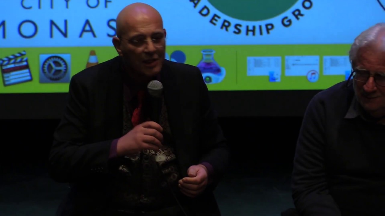 Anyone can make a movie! David black at sscaff 2018 satrangi film arts festival deathrock hair