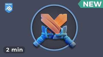 Sword Modeling in 2 min - Blender