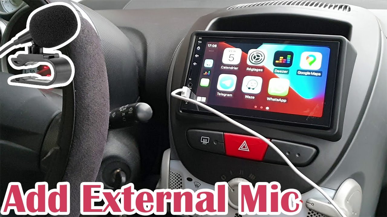 Montage micro déporté sur autoradio Bluetooth - Auto5