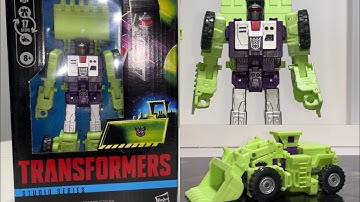 How to transform studio series 86 Scrapper. Transformers SS movie voyager class devastator figure
