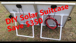 Renogy 200w Solar Suitcase $500, DIY 200w $200