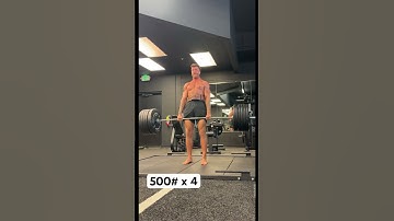 500 on a deload week is moving 👌 #deadlift