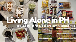 Living Alone In The Philippinescooking Street Food At Home, Dali Grocery, Weekend Vlog Errands