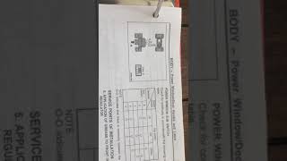1 G DSM Power Window Switch part 1