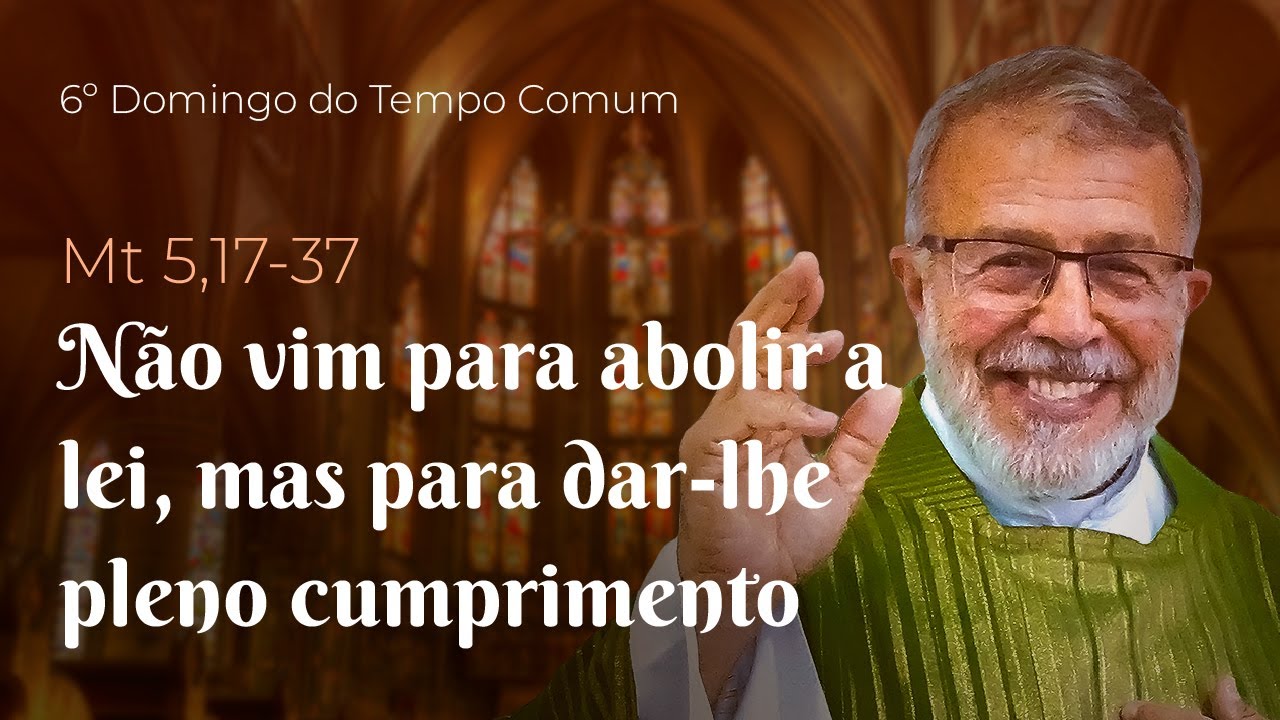 "Não vim para abolir a lei, mas para dar-lhe pleno cumprimento" | Mt 5 ...