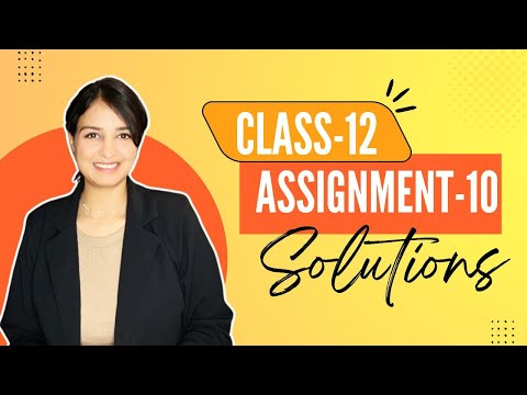 Solutions of Assignment-10|