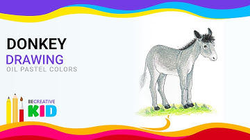 How do you draw Donkey step by steps drawing art #coloring #begineers #easydrawing #creative #learn