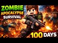 Minecraft Zombie Apocalypse with GUNS 😱 | Can I Survive LIVE?