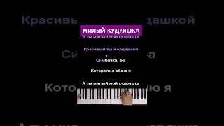 Симбочка - Милый Кудряшка #Караоке #Пианино