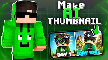 How To Make 100 Days Thumbnail With Help Of AI 🤖 ||