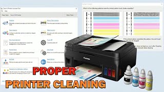 How to Properly Clean your CANON PRINTER | Deep Cleaning, color Issues