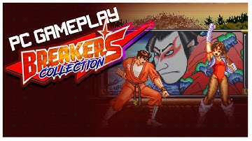Amazing Breakers Collection Gameplay (1996 Neo Geo Arcade Classic / Fighter)