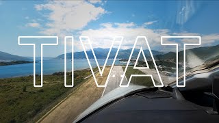 Cockpit POV | Landing and Takeoff | Tivat, Montenegro