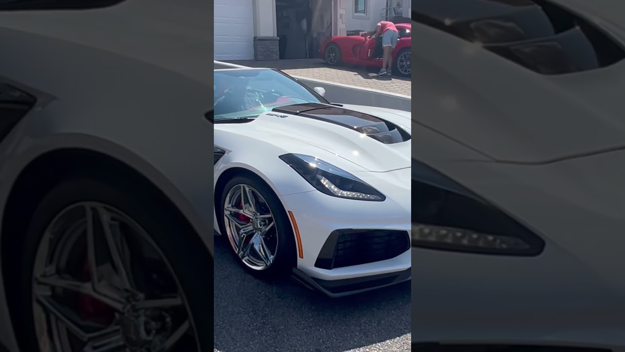 Arctic White C7 ZR1 Corvette Convertible