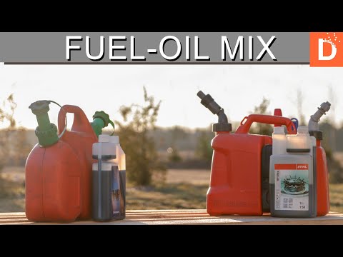 How to mix fuel for chainsaw