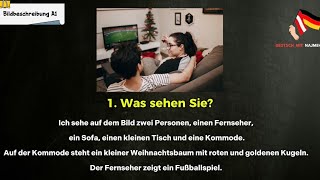 A1 exam | Describing a picture | Picture description A1 | ÖSD TELC DZT ÖIF Goethe exam