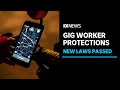 Gig workers get protections as industrial relations bill passes Parliament | ABC News