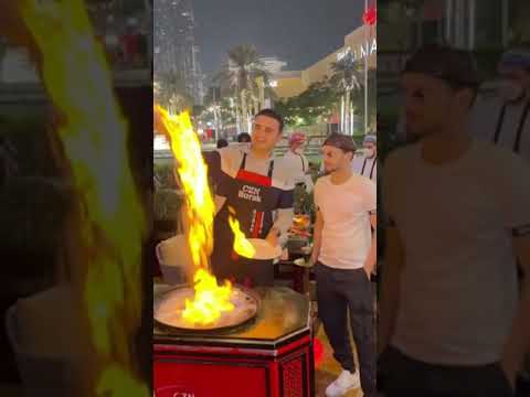 الشيف بوراك اكبر سيخ كفته مع محشي الفلفل