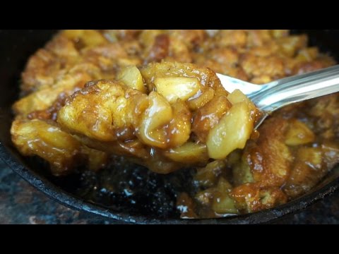 Pillsbury Crescent Easy Skillet Caramel Apple Dumplings