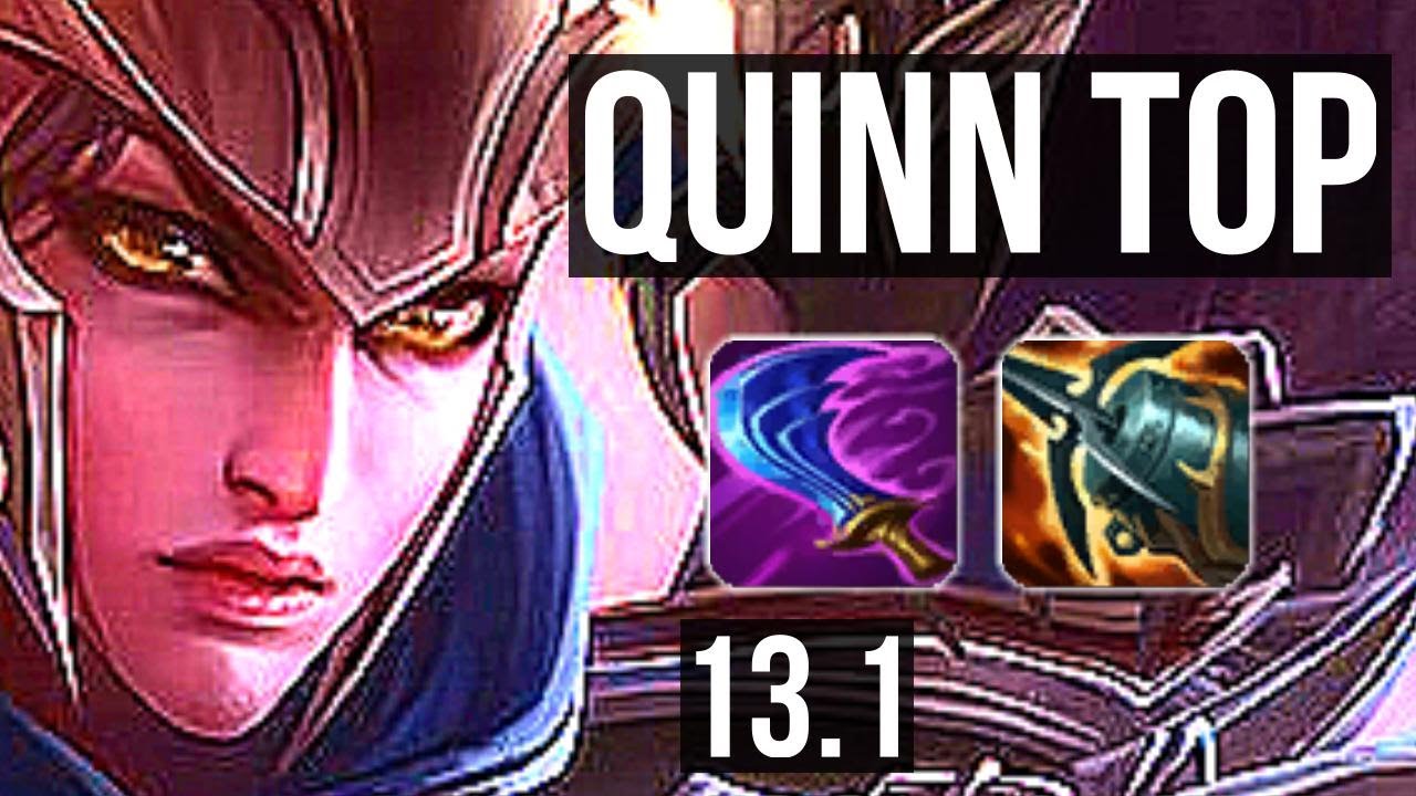 QUINN vs ZAC (TOP) | 5/0/5, 500+ games | KR Master | 13.1