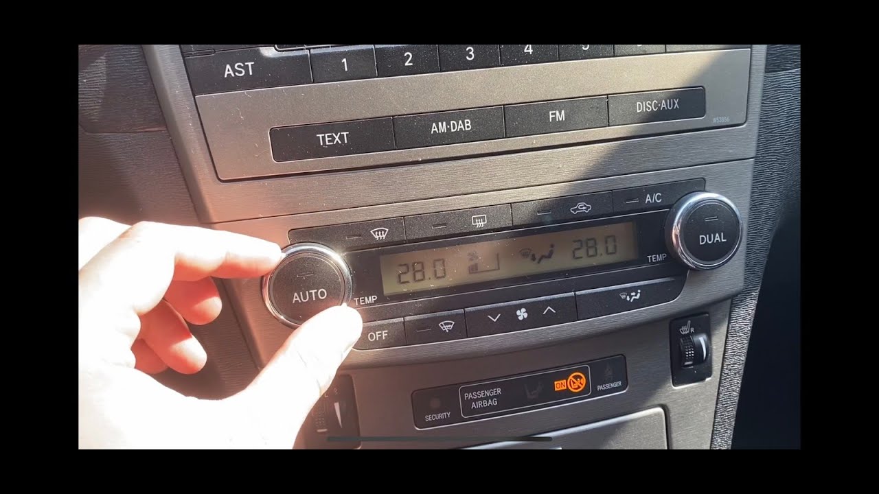 Ремонт климат контроля на тоета авенсис 3 2011 - YouTube