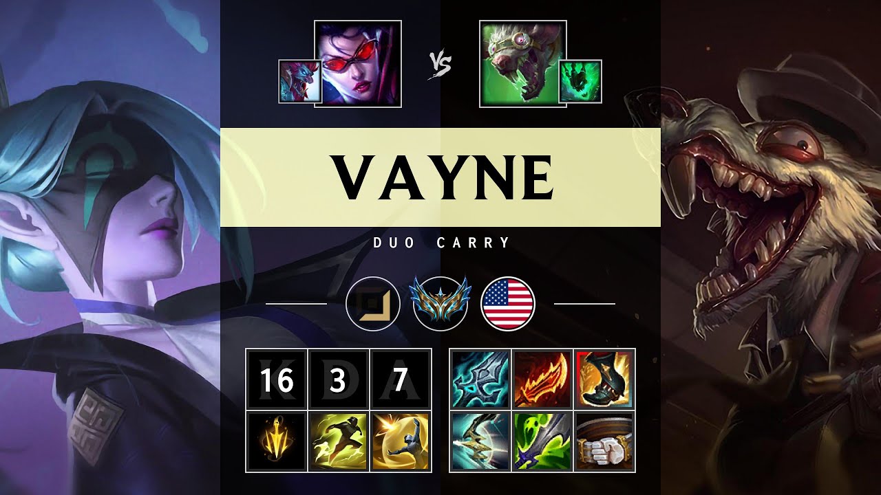 Vayne ADC vs Twitch - NA Challenger Patch 25.11
