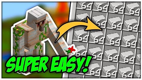 Super Simple IRON FARM Tutorial Minecraft Java 1.18 • Easy and Compact