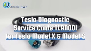 Tesla Diagnostic Service Cable for Tesla Model X & Model S, Tesla cable Set TLAN001