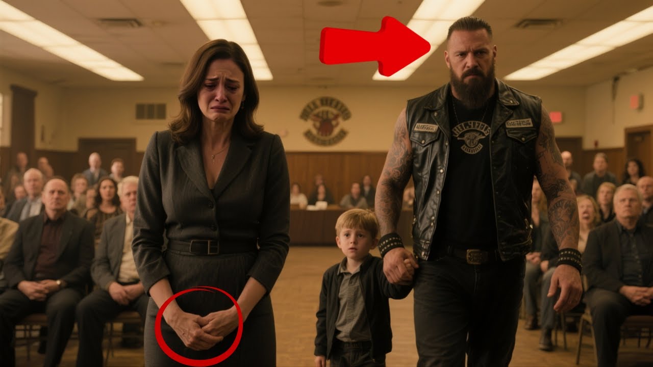 “Shunned for Being Childless—Until a Hells Angels Father Walked In and Changed Everything”