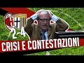 DS - (MILAN PARMA 2-4) Crisi e Contestazioni