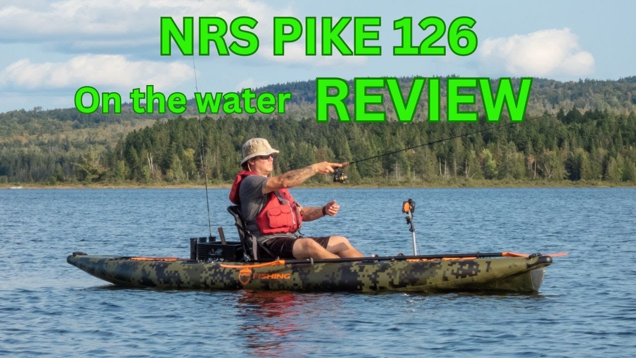 NRS Pike 126. Inflatable Kayak, On the Water Review #fishing #kayakfishing  #nrspike 