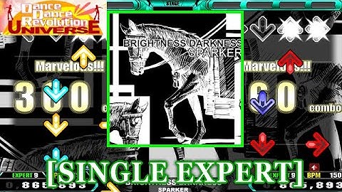 【DDR UNIVERSE1】 BRIGHTNESS DARKNESS / SPARKER [SINGLE EXPERT] 譜面確認+Clap