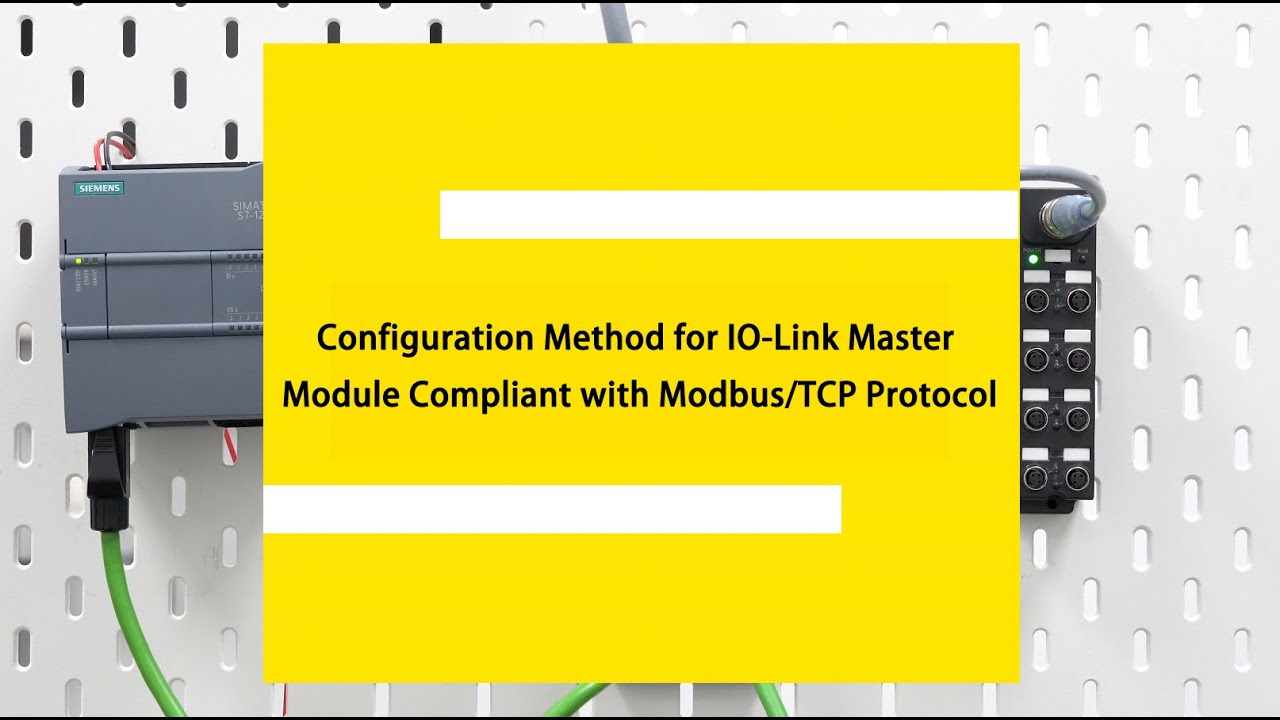 Configuration Method for IO-Link Master Module Compliant with Modbus ...