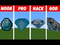 Pixel Art  (NOOB vs PRO vs HACKER vs GOD) Diamond in Minecraft