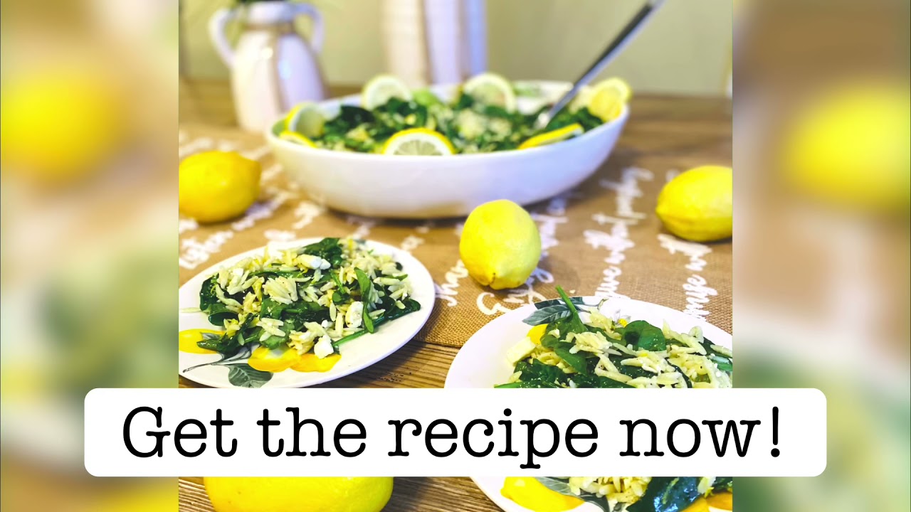 Lemony Orzo Pasta Salad