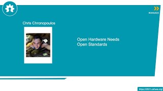 Open Hardware Needs Open Standards