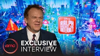 Ralph Breaks The Internet Interviews john C Reilly Sarah Silverman  Amc Theatres 2018