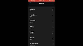 Garmin Connect - Change Elevation Units (shown for Garmin Forerunner 955)