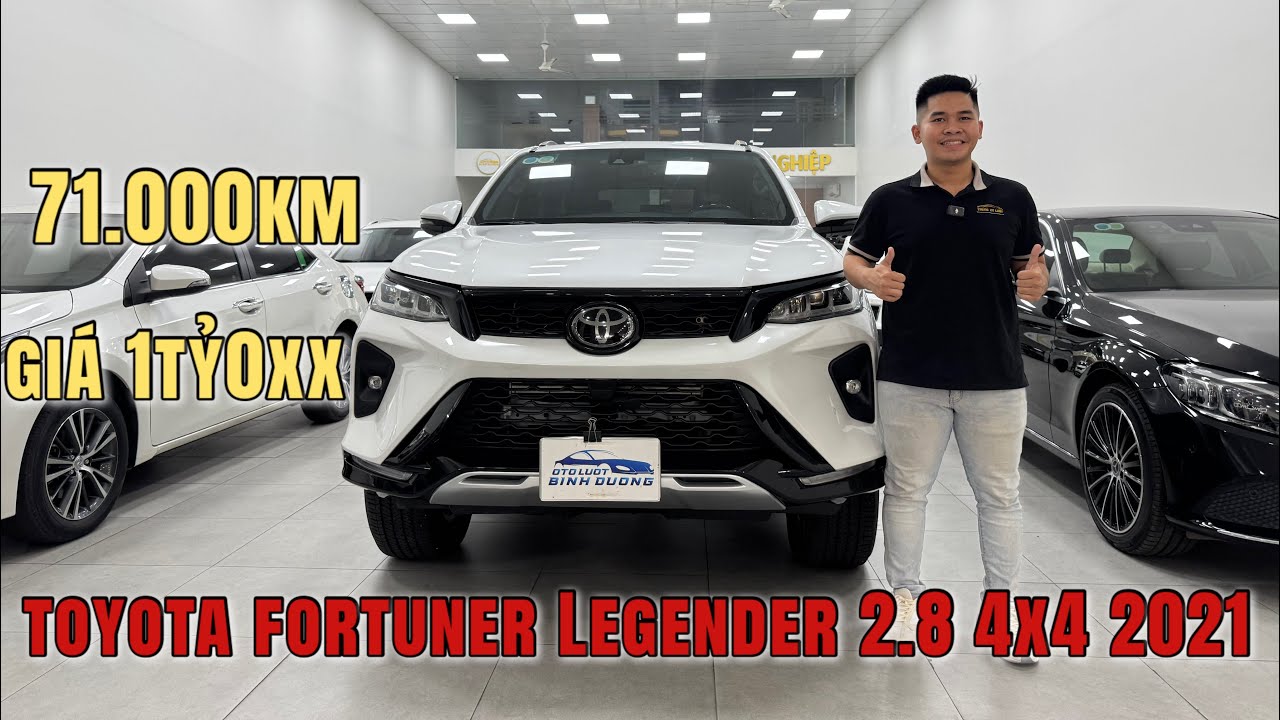 Siêu phẩm Toyota Fortuner Legender 2.8 4x4 2021 lăn bánh 71.000km full lịch sử bảo dưỡng hãng 🚘